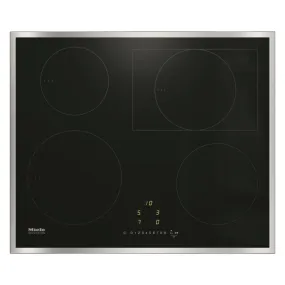 Miele KM7262FR 62cm 4 Zone Induction Hob with Stainless Steel Frame