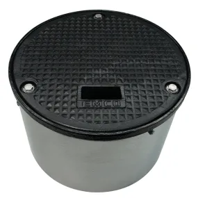 Monitoring Manhole Cover, Round 18" x 12", Steel Lid
