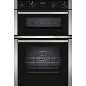 NEFF N50 U1ACE2HN0B Built In Electric Double Oven - Stainless Steel - A/B Rated