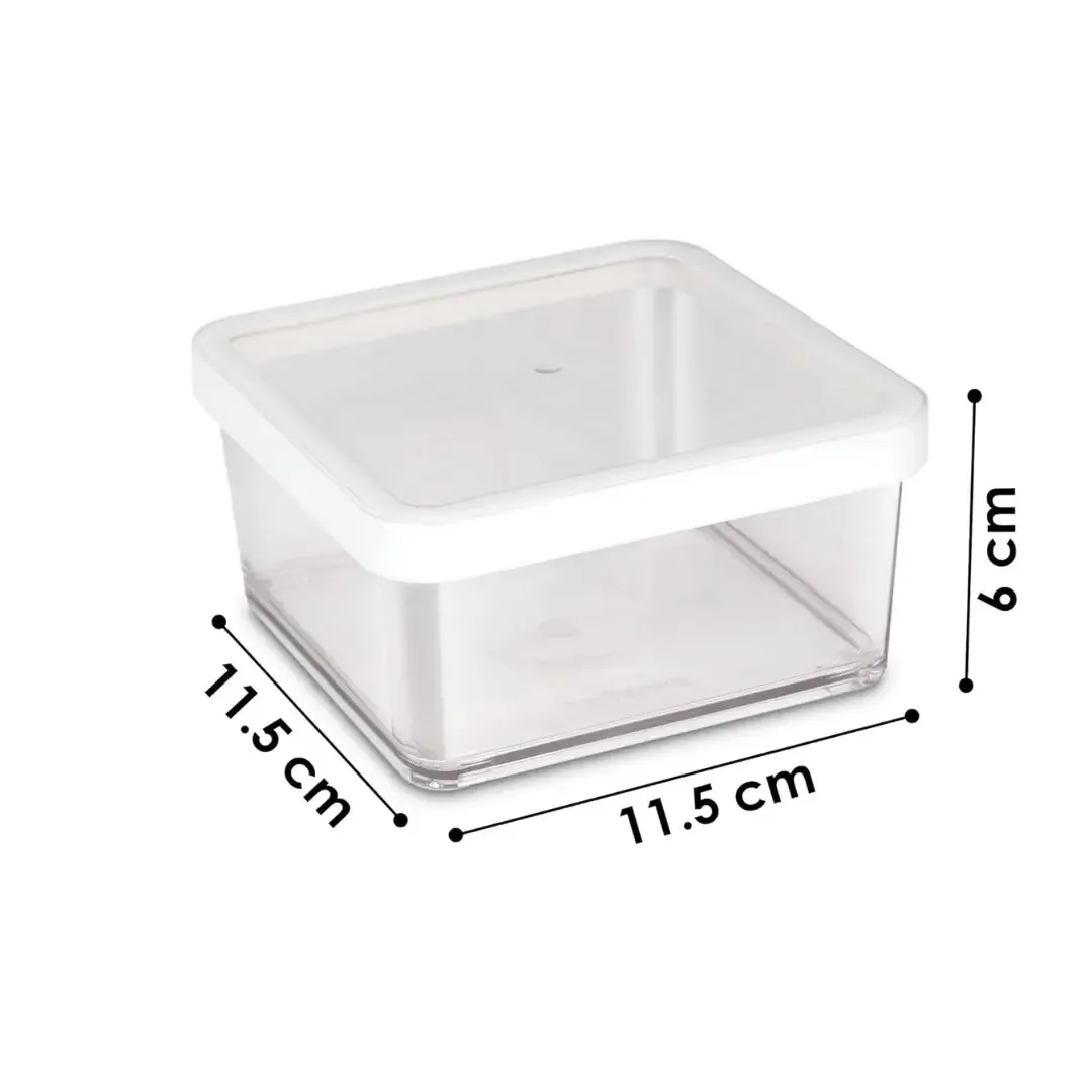 Nikola Modern Clear Storage Containers (500ML) Set of 2