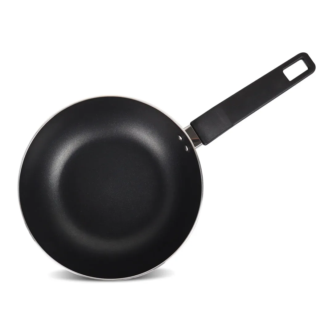 Non Stick Deep Fry Pan without Lid - Black