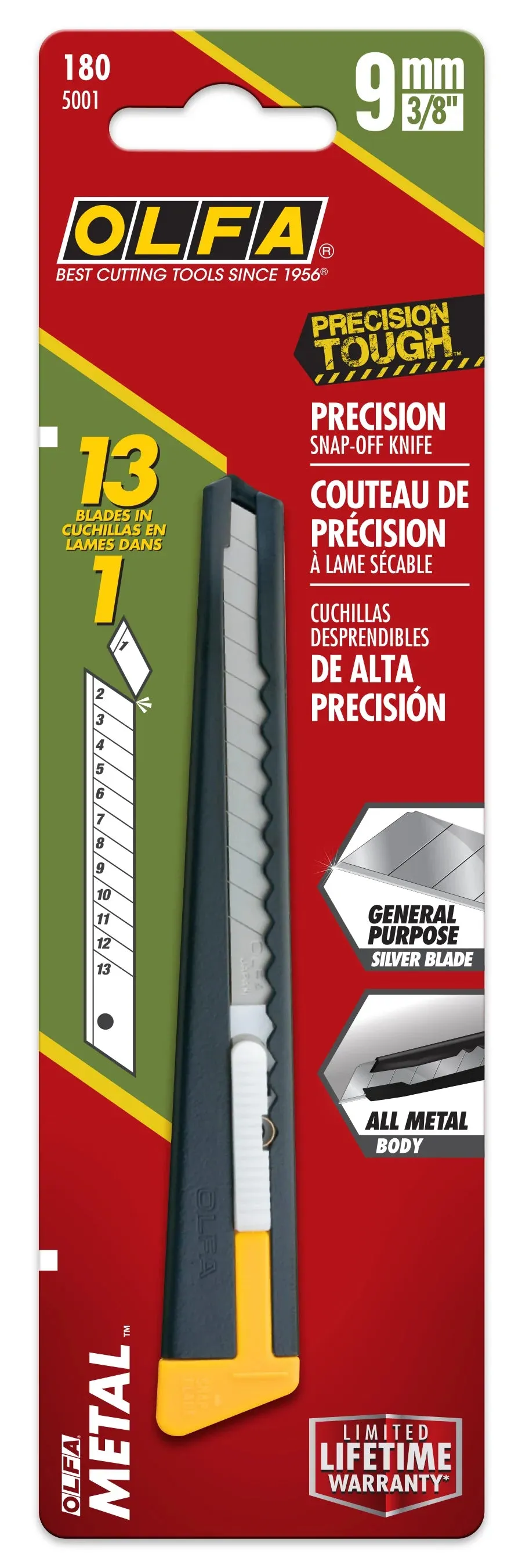 Olfa Metal Multi-Purpose Knife #180