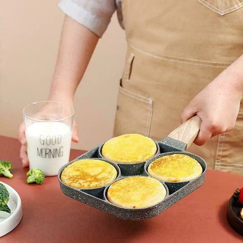 Panzeo™️ 4 Hole Maifan Stone Non-stick Egg Ham Pot
