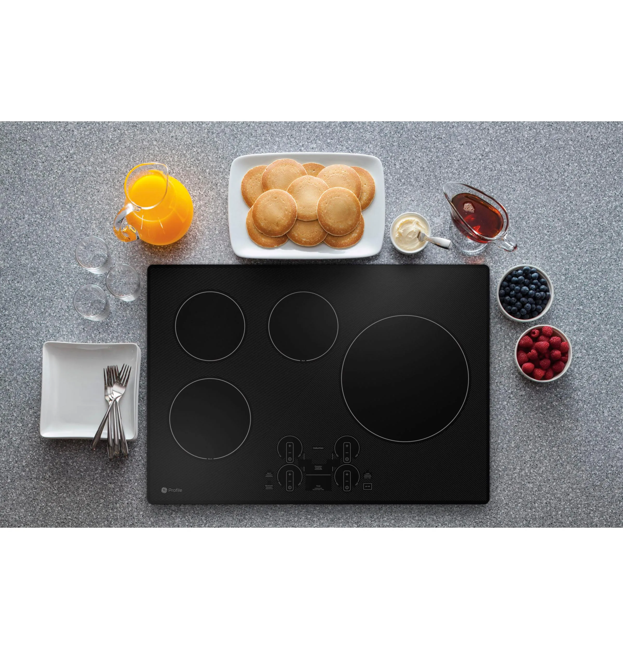 PHP7030DTBB GE Profile™ 30" Built-In Touch Control Induction Cooktop