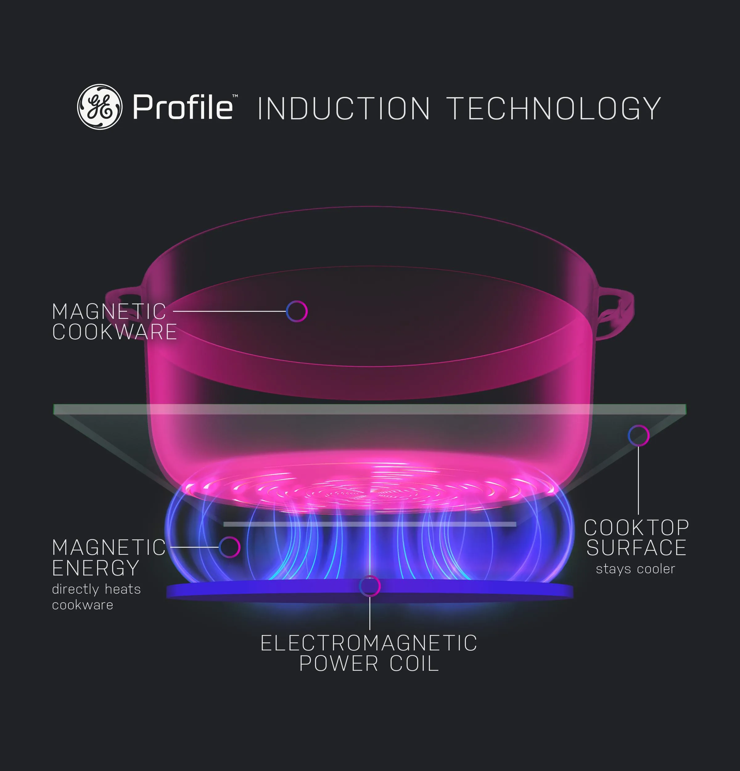 PHP7030DTBB GE Profile™ 30" Built-In Touch Control Induction Cooktop