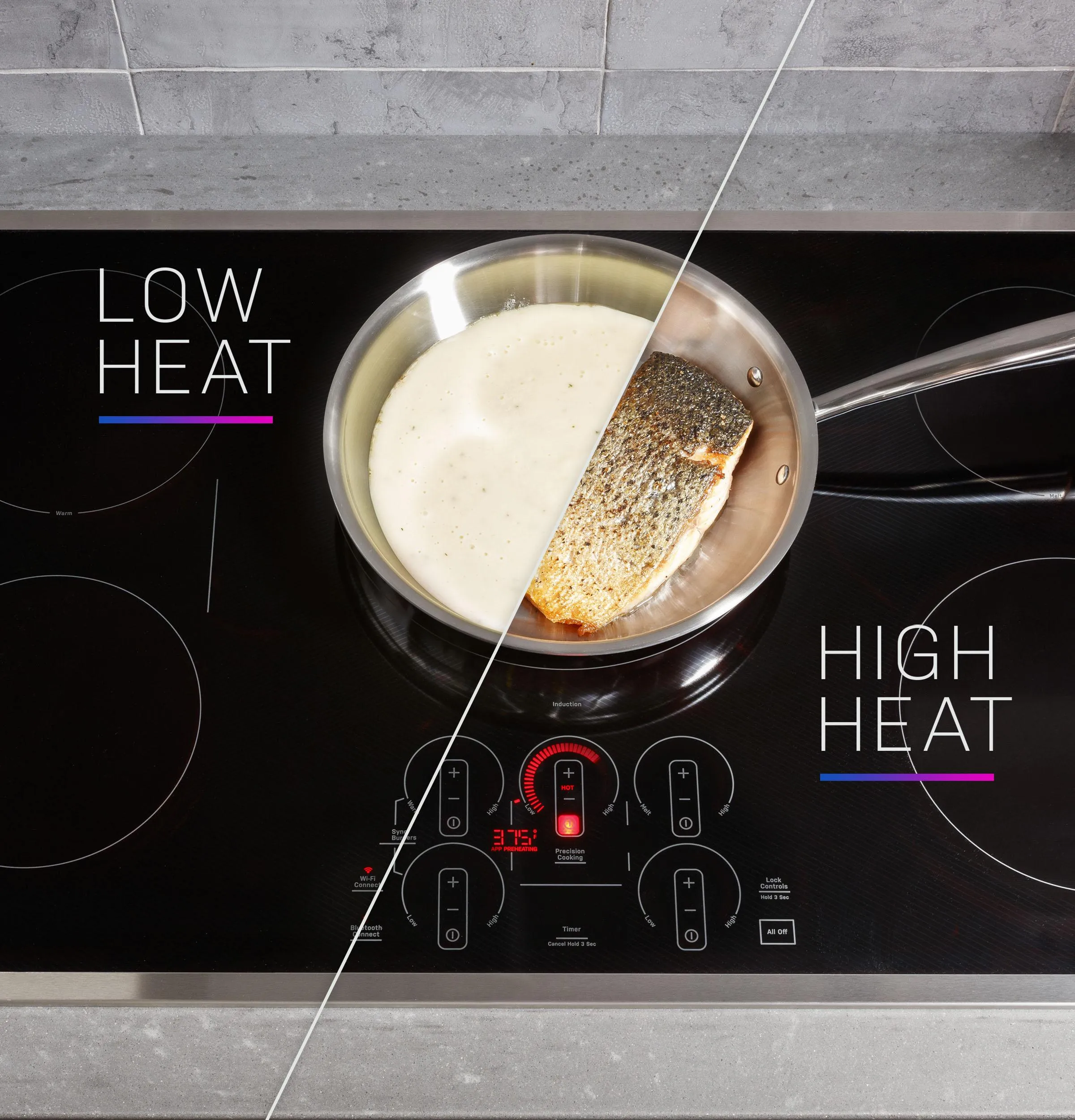 PHP7030DTBB GE Profile™ 30" Built-In Touch Control Induction Cooktop