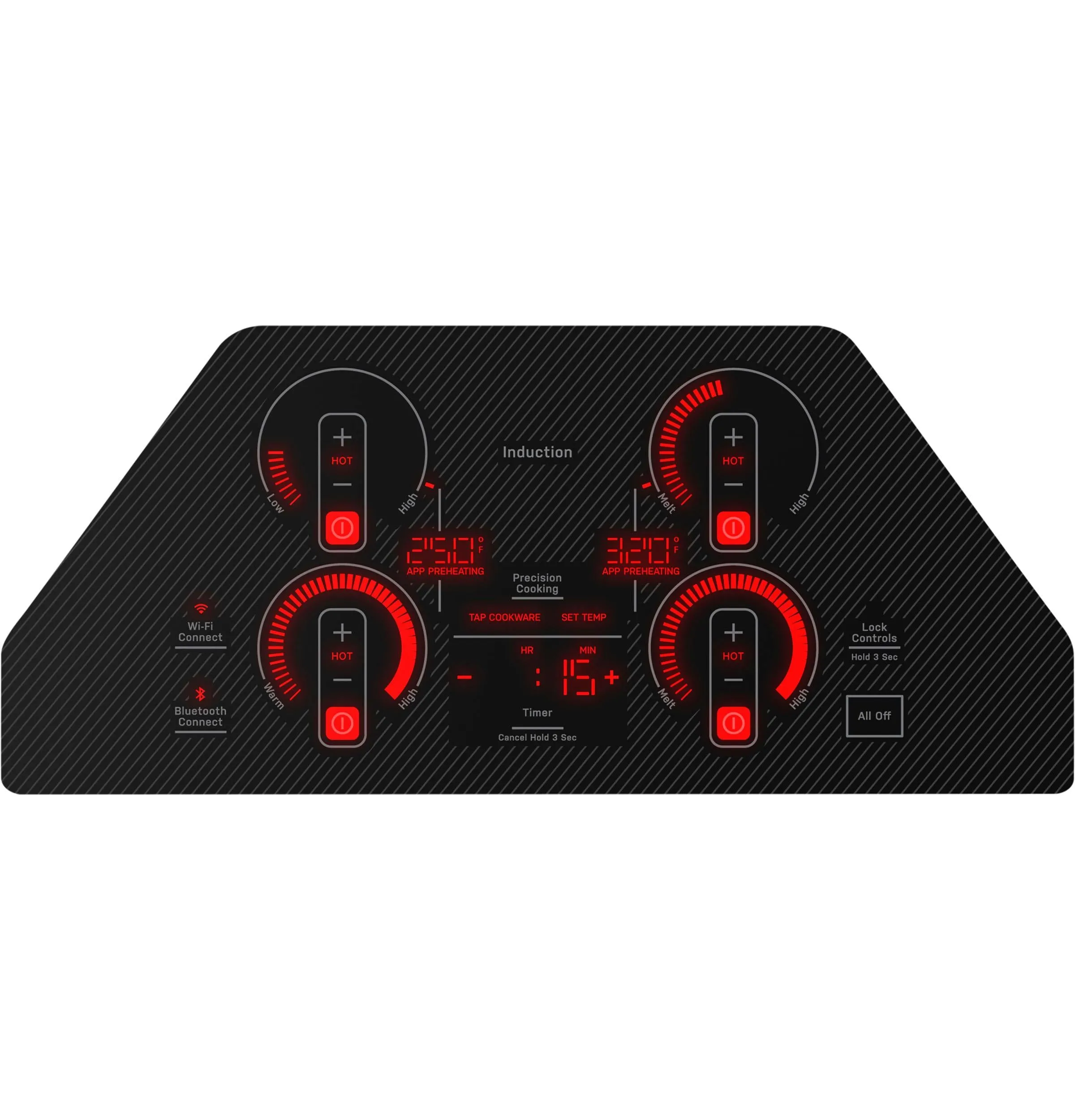 PHP7030DTBB GE Profile™ 30" Built-In Touch Control Induction Cooktop