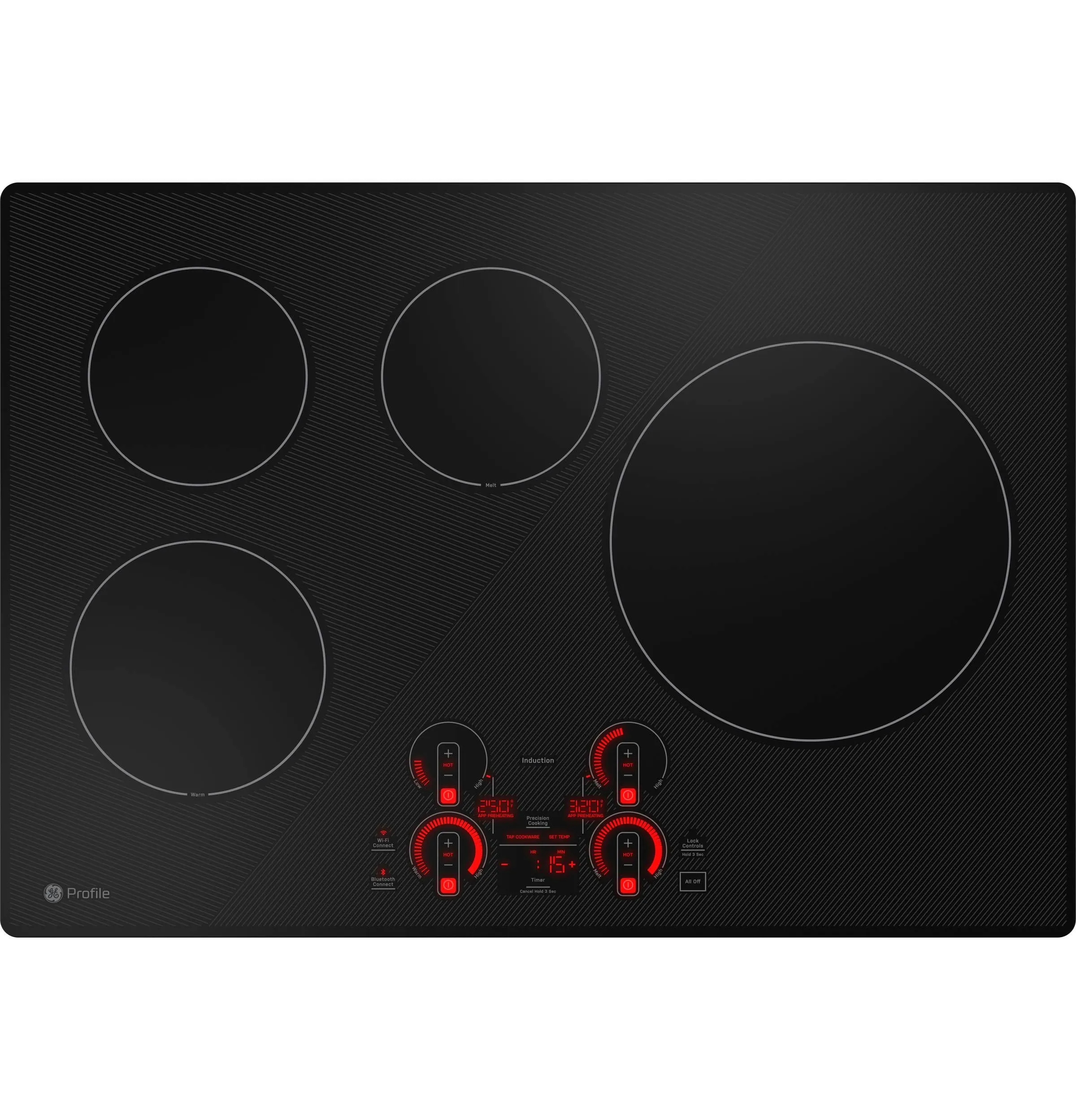 PHP7030DTBB GE Profile™ 30" Built-In Touch Control Induction Cooktop