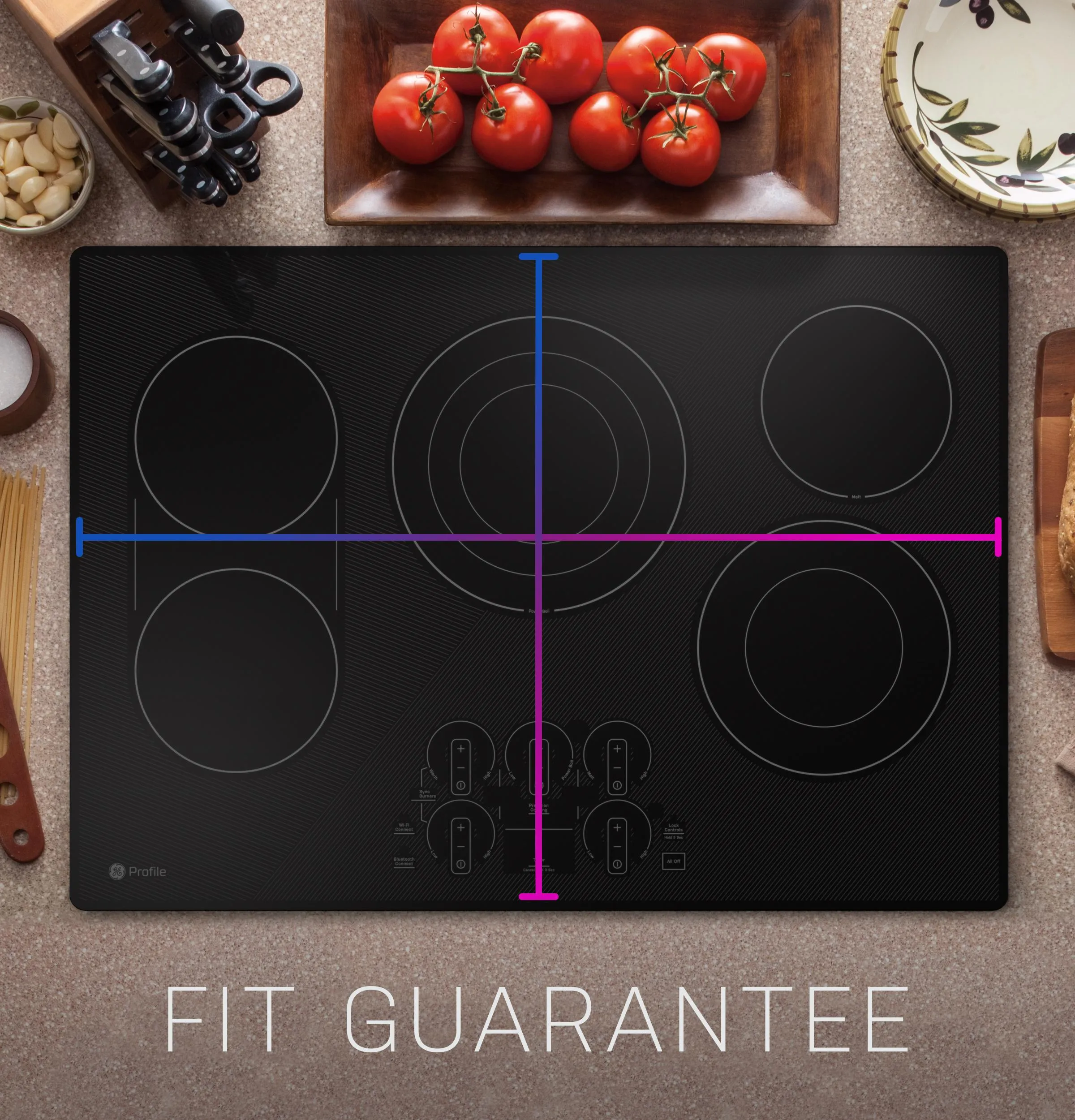 PHP7030DTBB GE Profile™ 30" Built-In Touch Control Induction Cooktop
