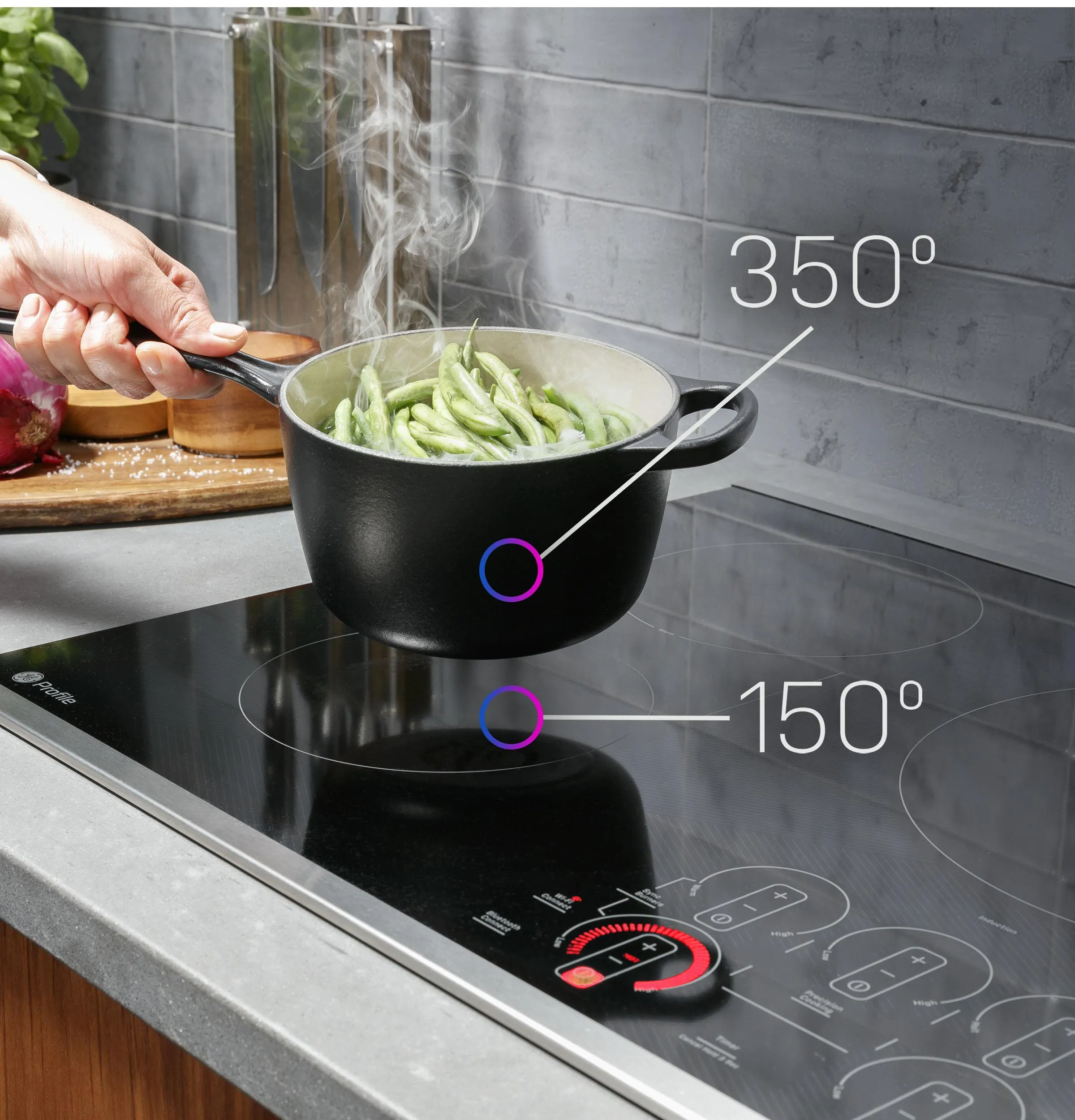 PHP7030DTBB GE Profile™ 30" Built-In Touch Control Induction Cooktop