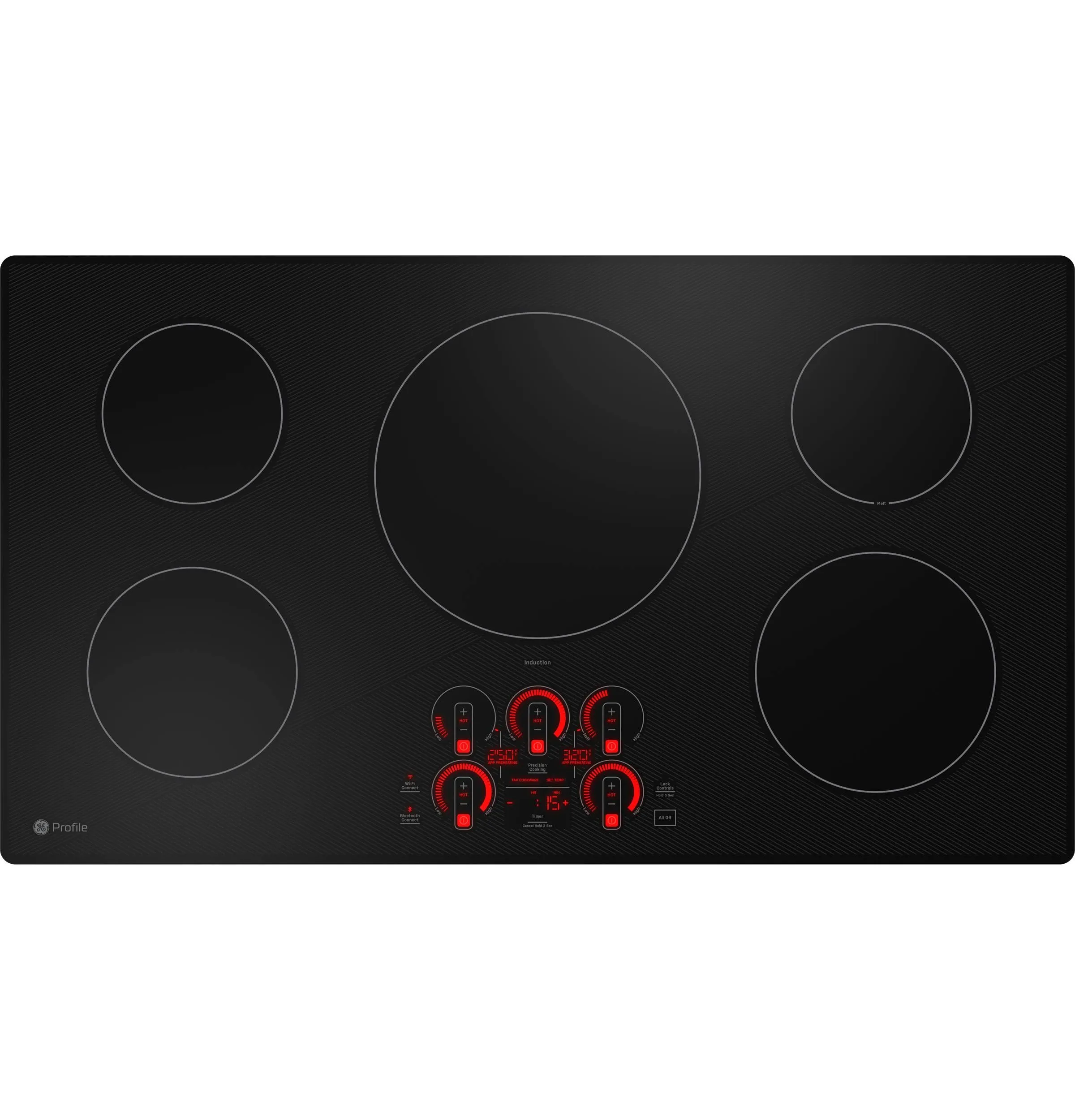PHP7036DTBB GE Profile™ 36" Built-In Touch Control Induction Cooktop