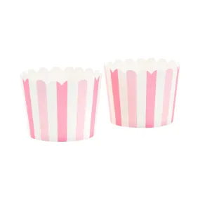 Pink & White Stripy Treat Cups