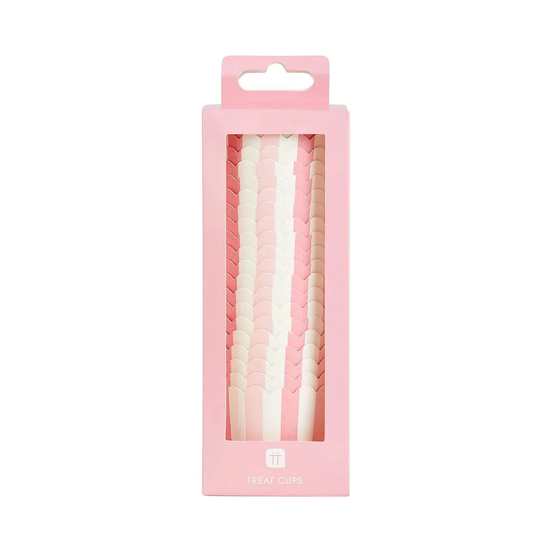 Pink & White Stripy Treat Cups