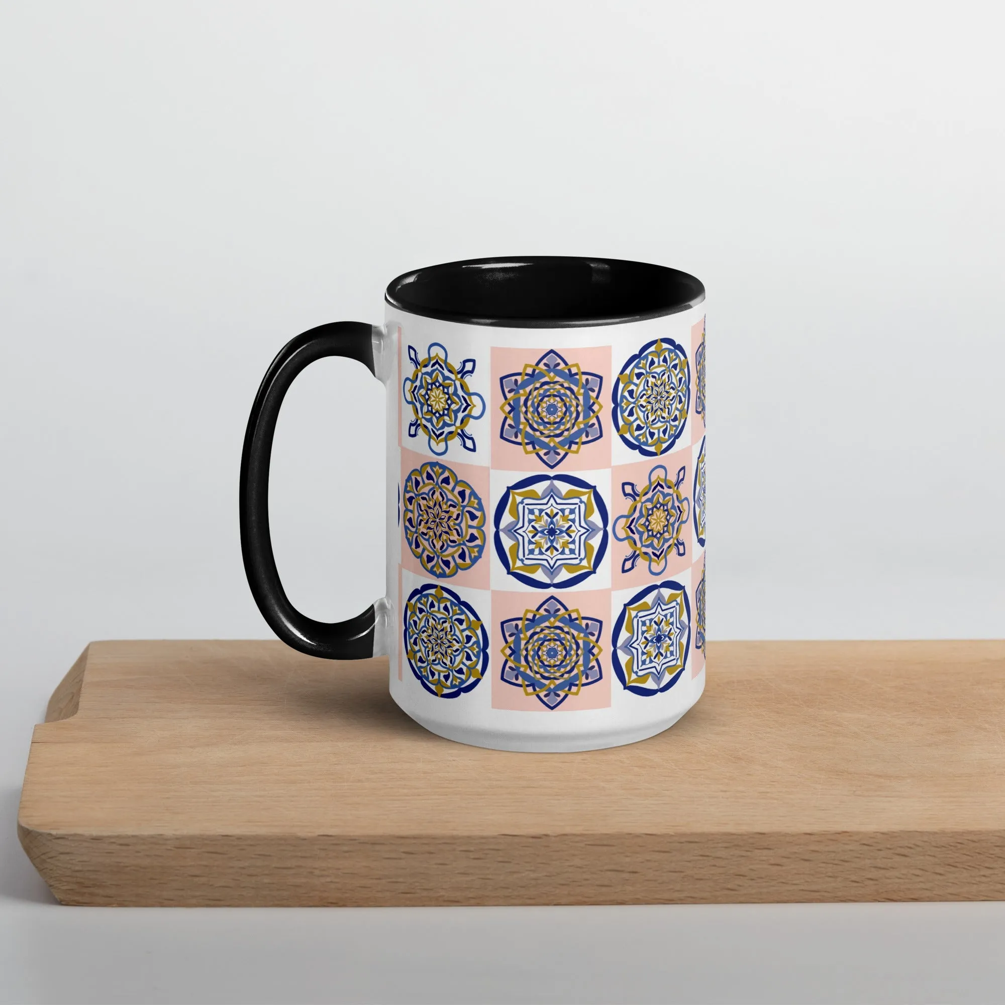Portugese Mural Mug - Pink