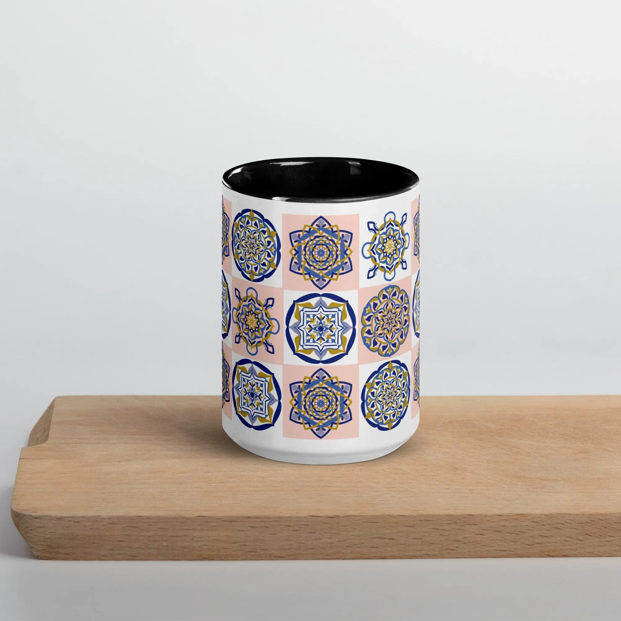 Portugese Mural Mug - Pink