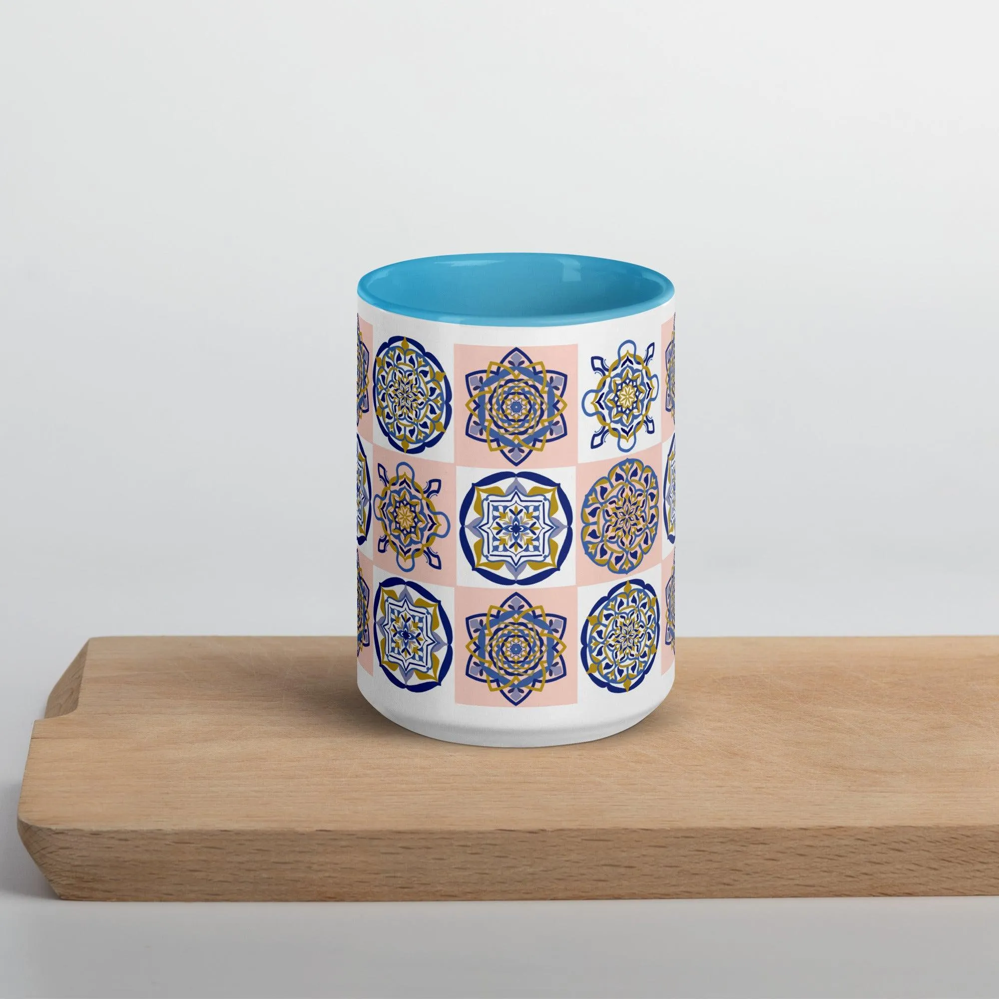 Portugese Mural Mug - Pink