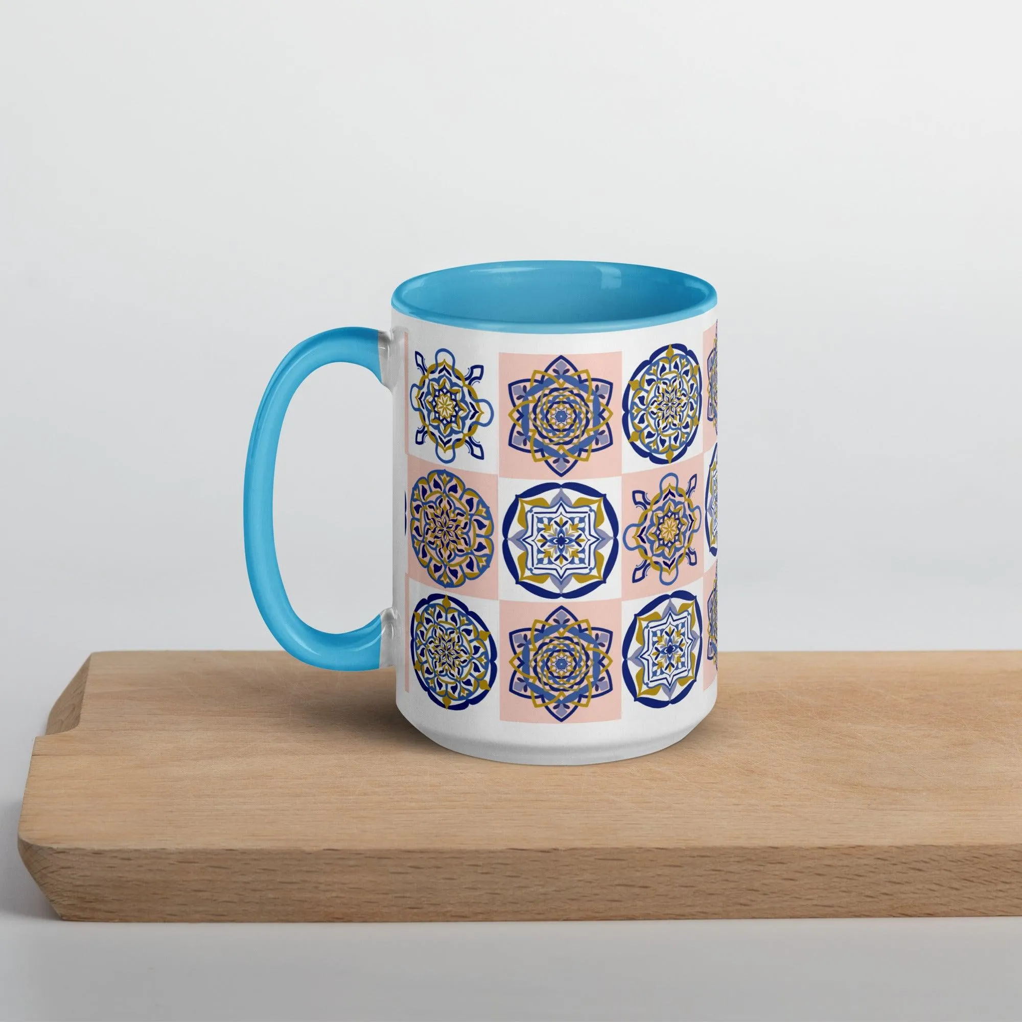 Portugese Mural Mug - Pink