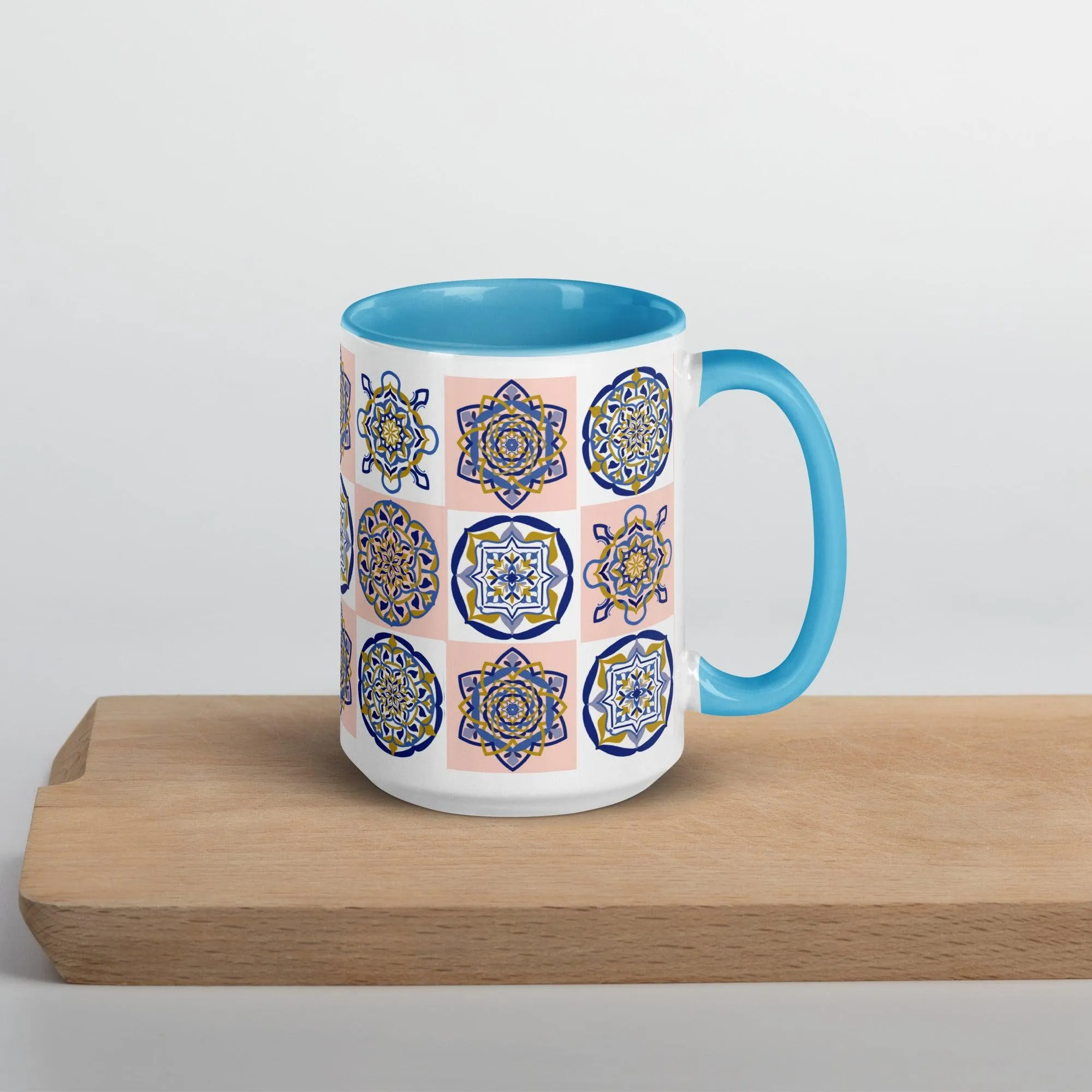 Portugese Mural Mug - Pink