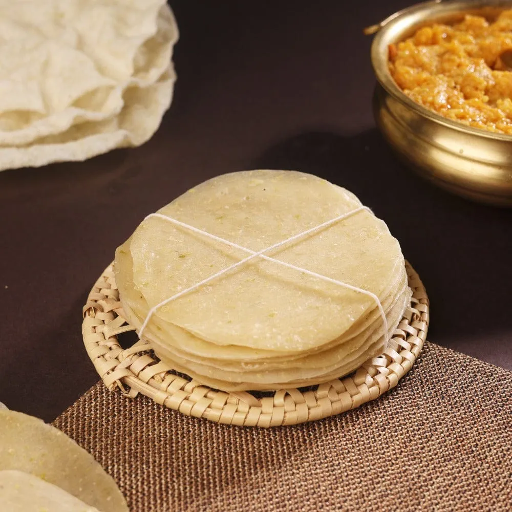 Rice Appalam (Rice Papad)