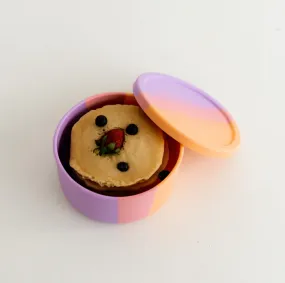 Round Silicone Container - LARGE - Paddle Pop