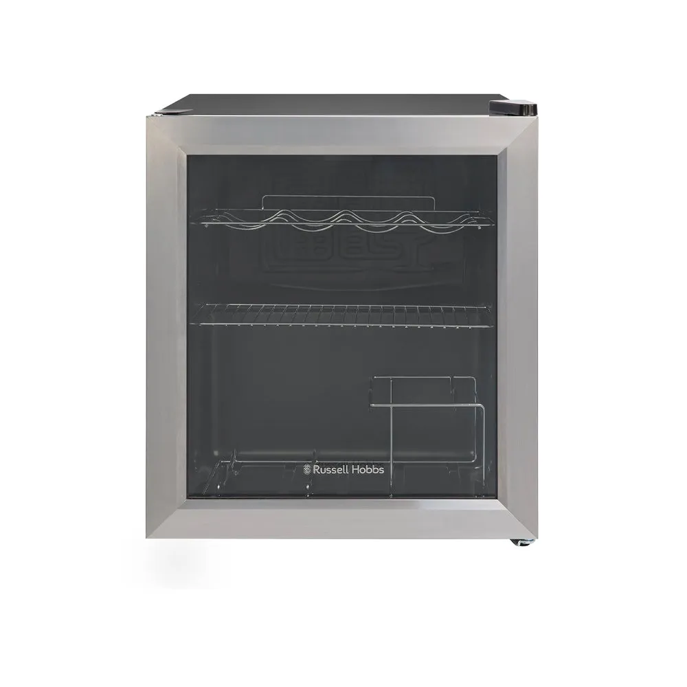 Russell Hobbs, Stainless Steel Glass Door Wine Cooler   Free Crepe Maker