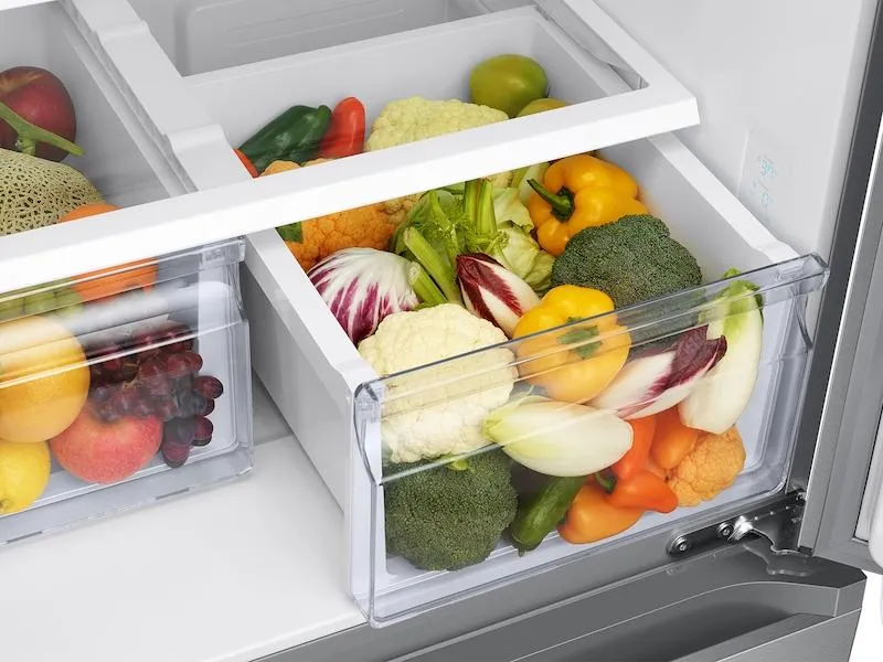 Samsung RF20A5101SR 19.5 cu. ft. Smart 3-Door French Door Refrigerator in Stainless Steel