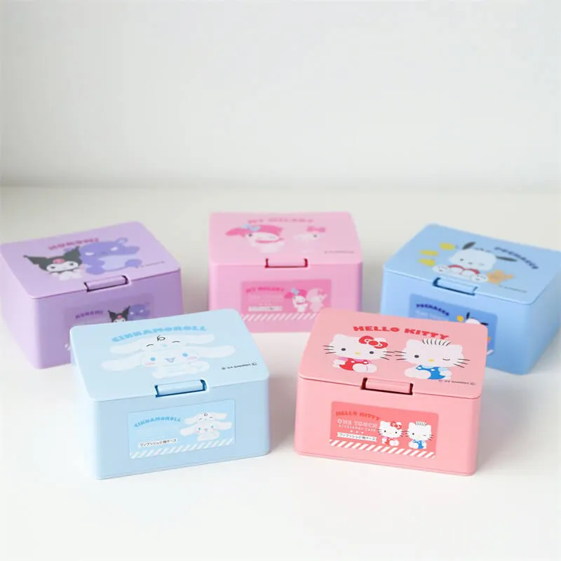 Sanrio Pop-up Lid Desktop Organizer Boxes