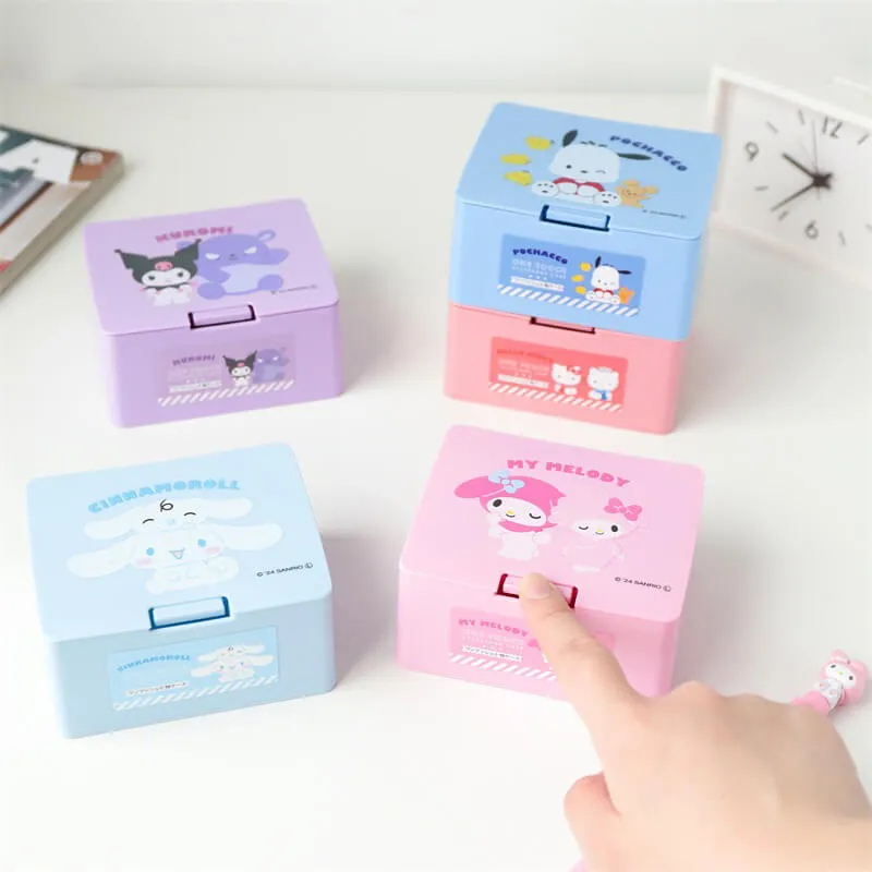 Sanrio Pop-up Lid Desktop Organizer Boxes
