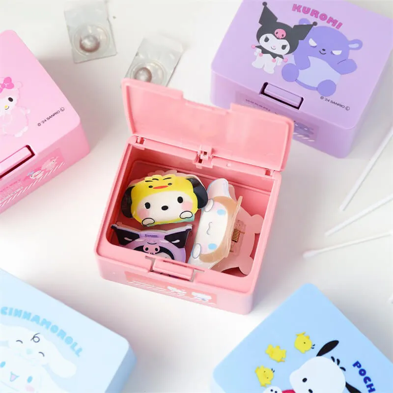 Sanrio Pop-up Lid Desktop Organizer Boxes