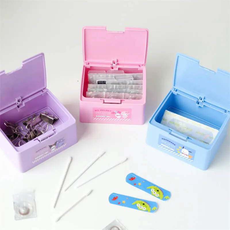 Sanrio Pop-up Lid Desktop Organizer Boxes