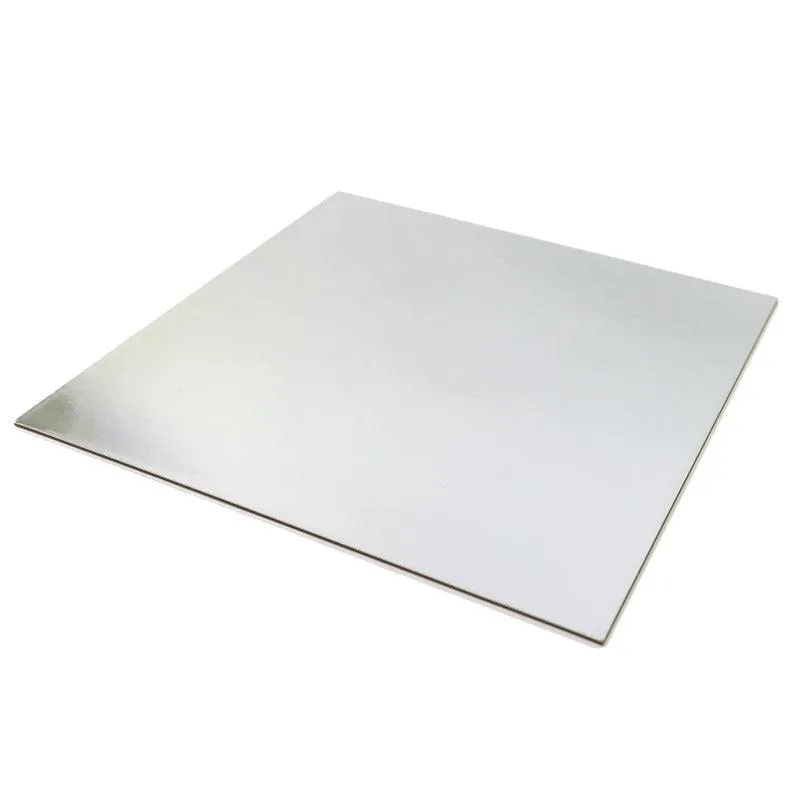 Square Silver Foil Cake Board