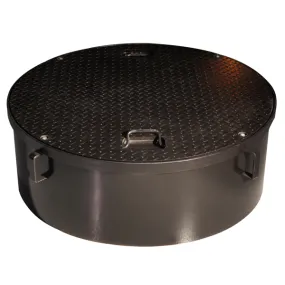 Steel Manhole Cover, Round 30" x 13" Steel Cam-Lock Lid