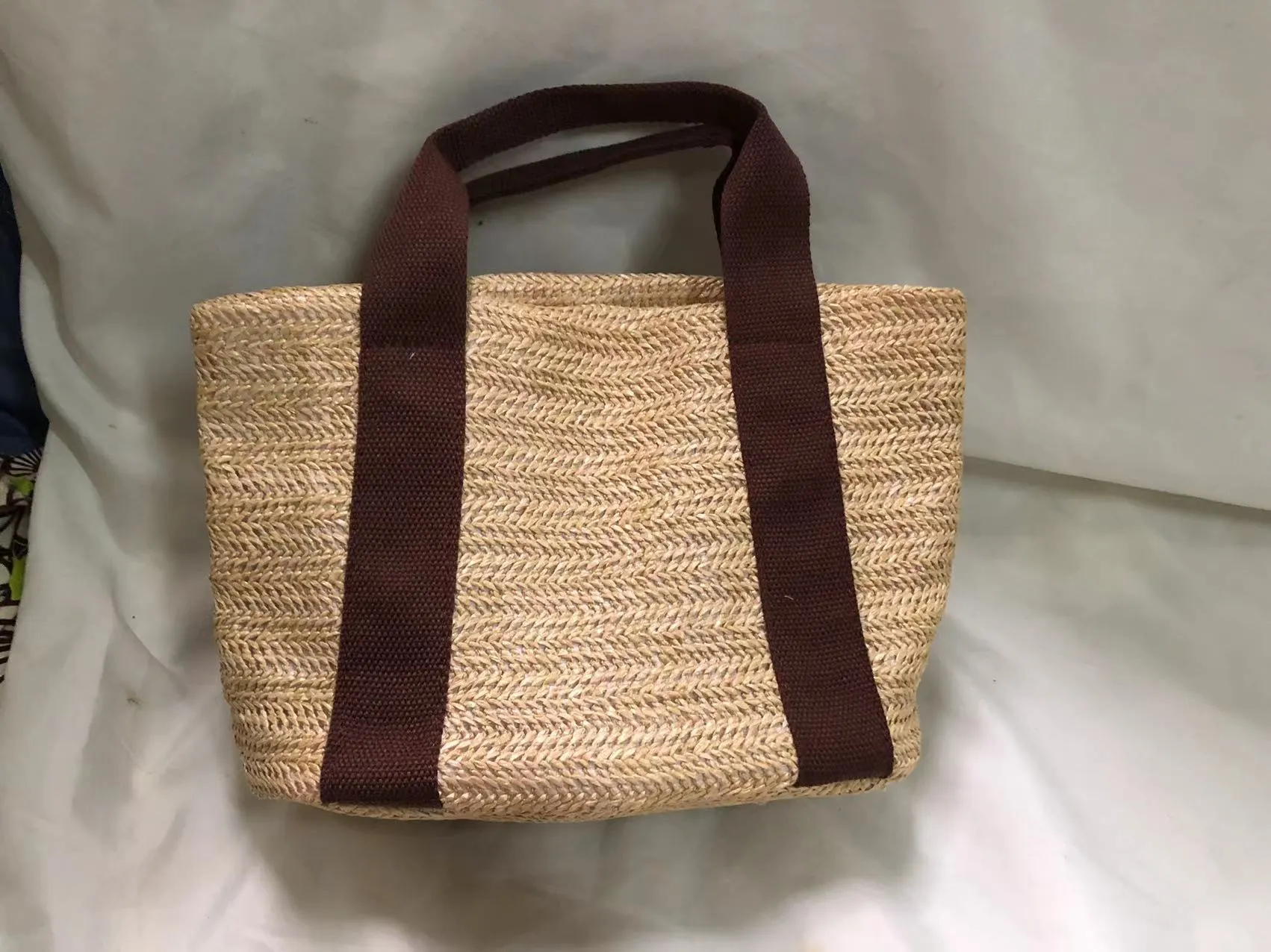 Summer New Vegetable Basket Straw Bag Bohemian Style Beach Bag Holiday Casual Women's Bag