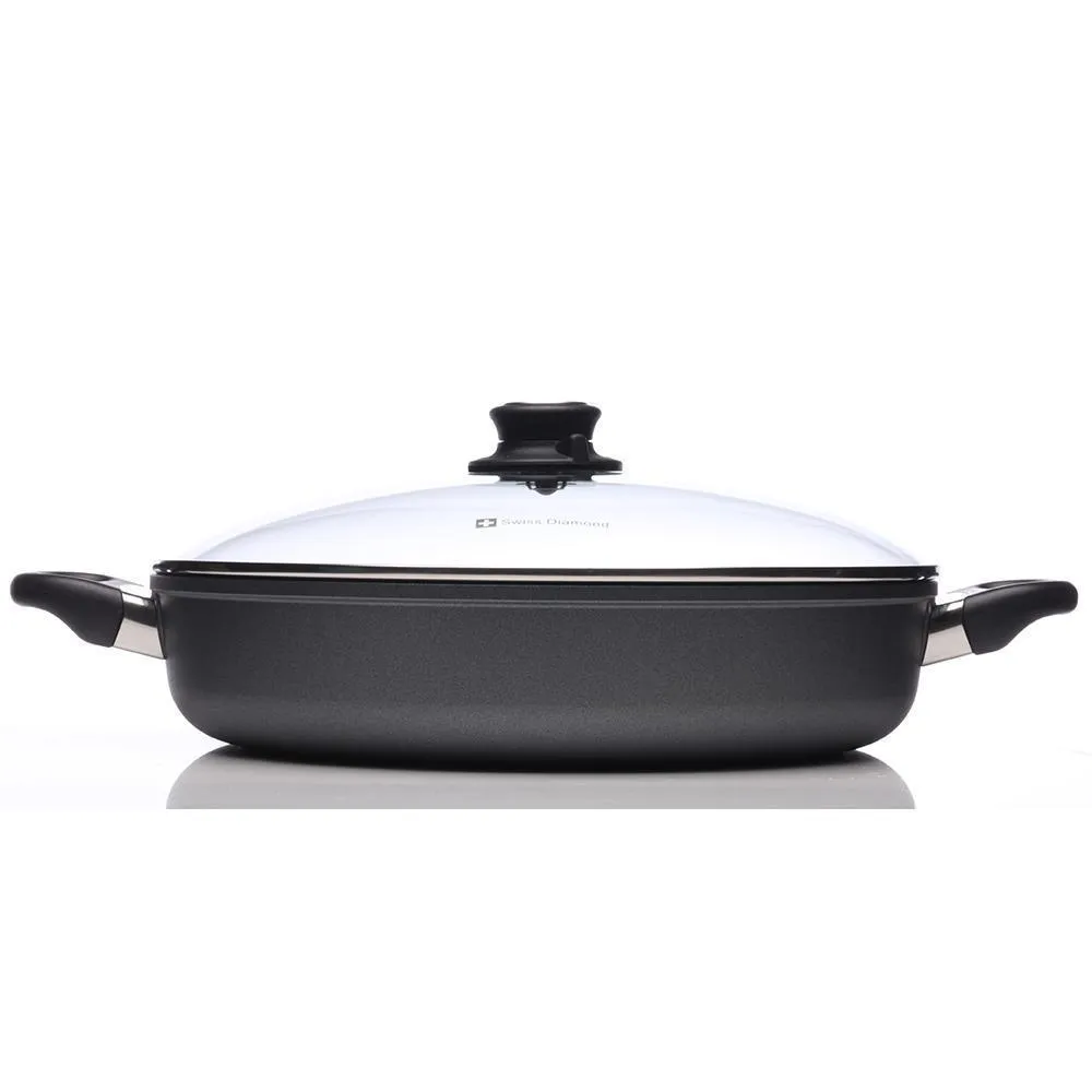 Swiss Diamond Sauteuse with Lid