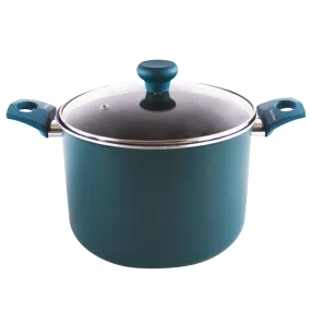 TC155A 8 Quart NonStick Aluminum Stock Pot with Lid by Taste of Home
