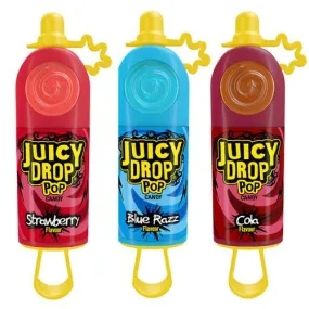 Topps Candy Juicy Drop Pops - 12 Count