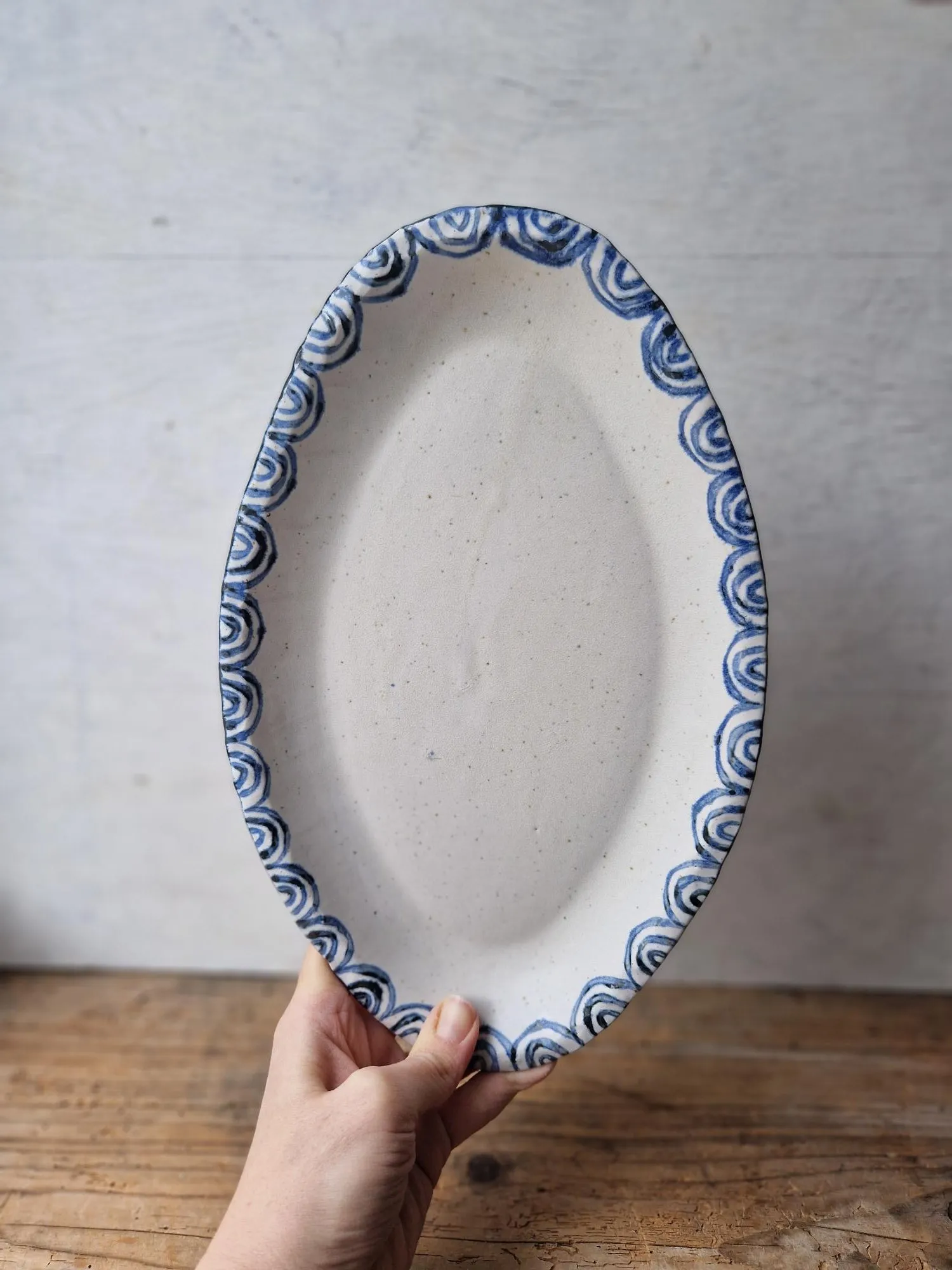 Vintage Kitchen Serving Tray - Large