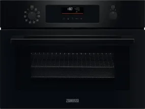 Zanussi ZVENM6KN Compact Oven with Microwave and Grill Functions, Black