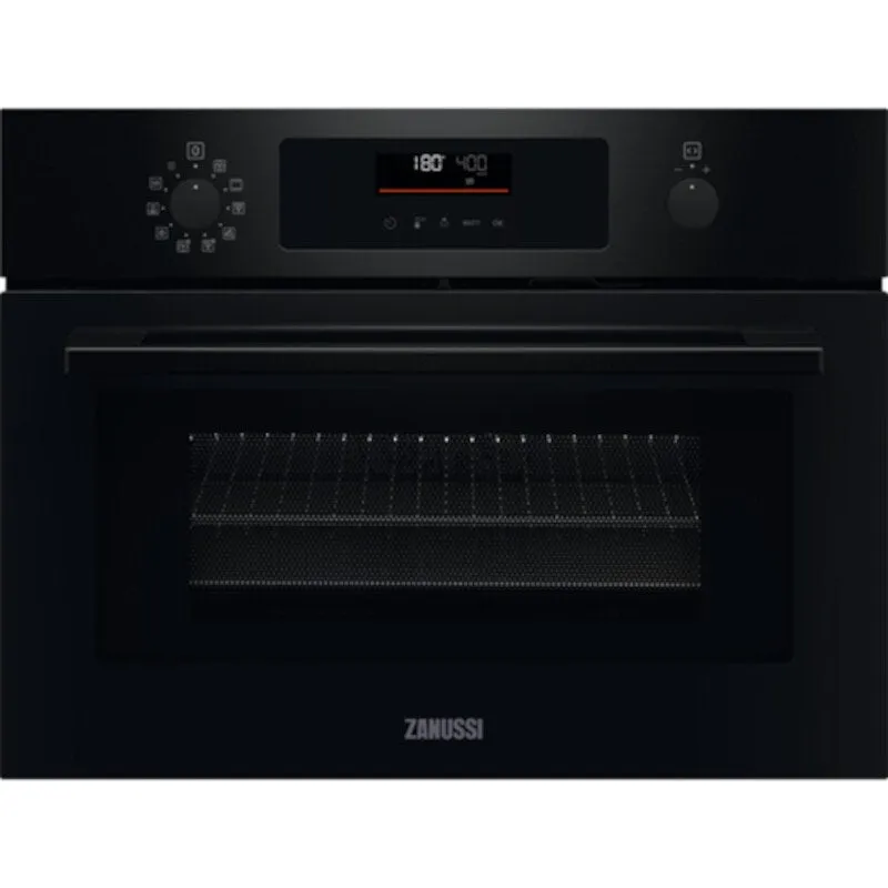 Zanussi ZVENM6KN Compact Oven with Microwave and Grill Functions, Black