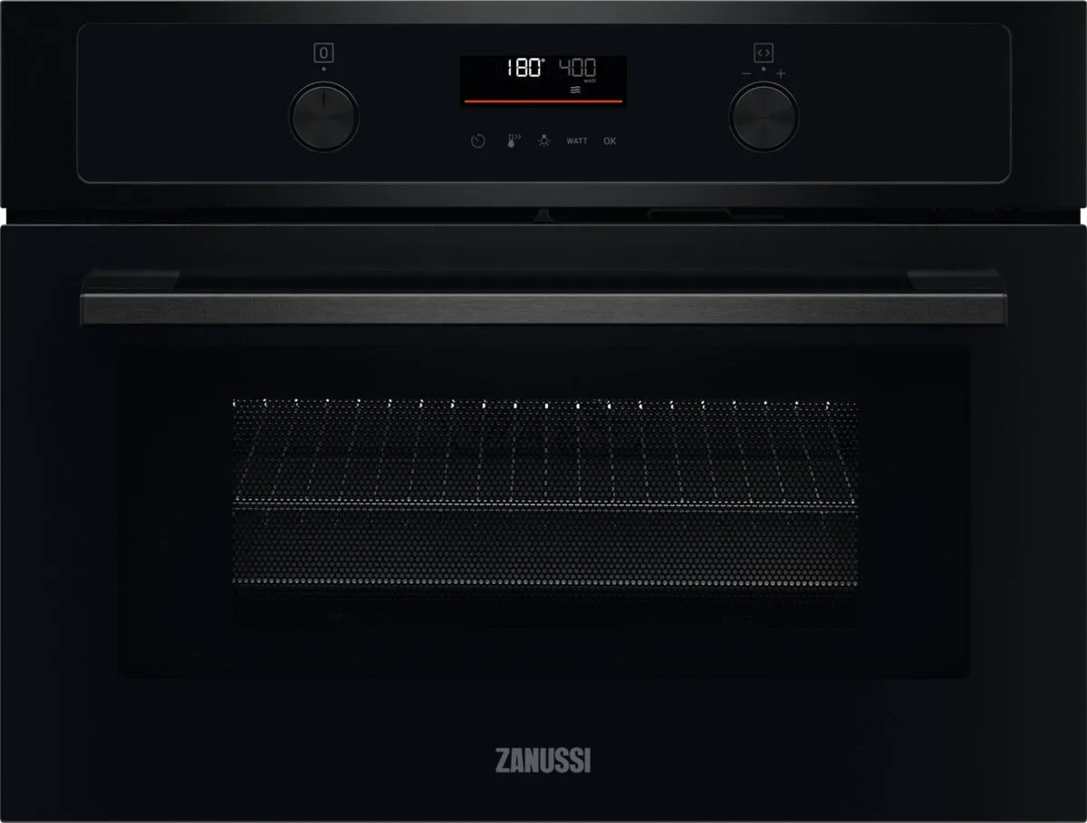 Zanussi ZVENM7KN Compact Oven with Microwave and Grill Functions, Black