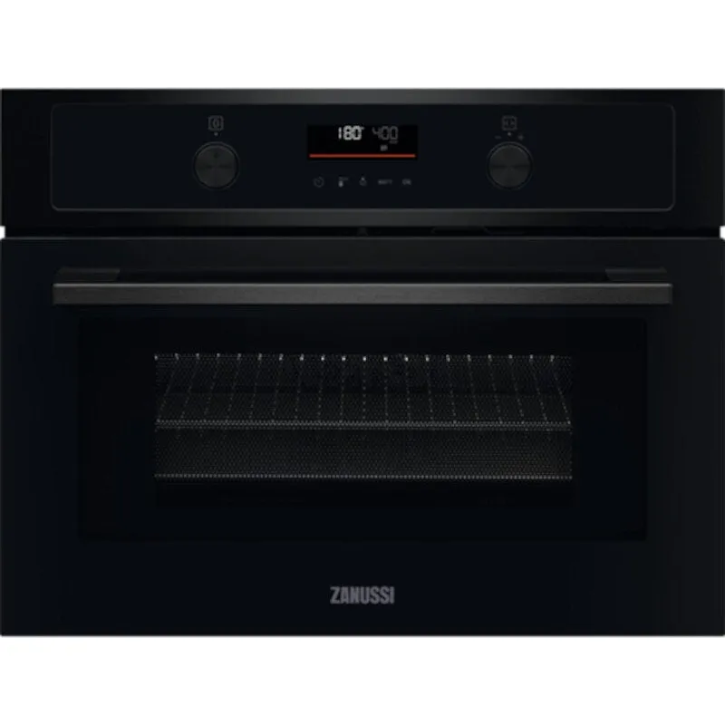 Zanussi ZVENM7KN Compact Oven with Microwave and Grill Functions, Black